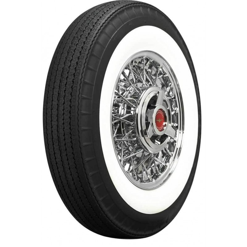 710R15 95S TL  American Classic Radial Flanc Blanc 70 MM (7.10R15)